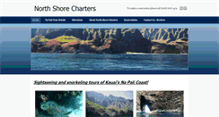 Desktop Screenshot of kauainorthshorecharters.com